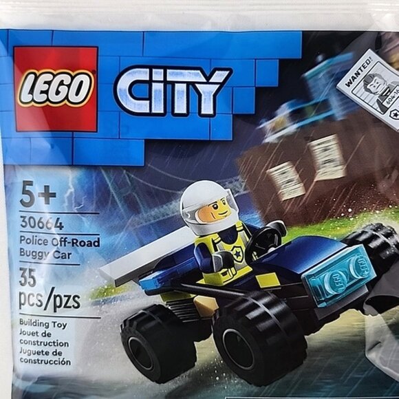 LEGO CITY Space Hoverbike 46 Pcs 30663 6+Yrs Police Off Road 35 Pcs 30664 5+Yrs - Picture 8 of 13